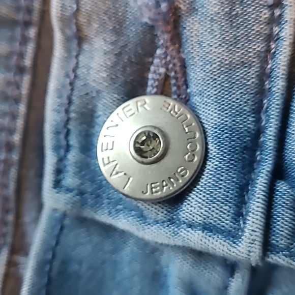 Lafie-nier Ladies Designer Blue Jeans 2XL - Picture 3 of 8